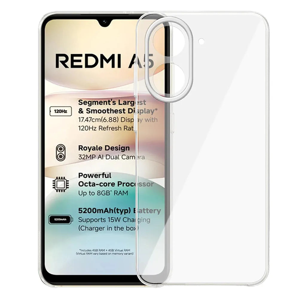 MOBILE TRANSPRANT CASE MI A5 (2025) MOBILE TRANSPRANT CASE MI A5 (2025)